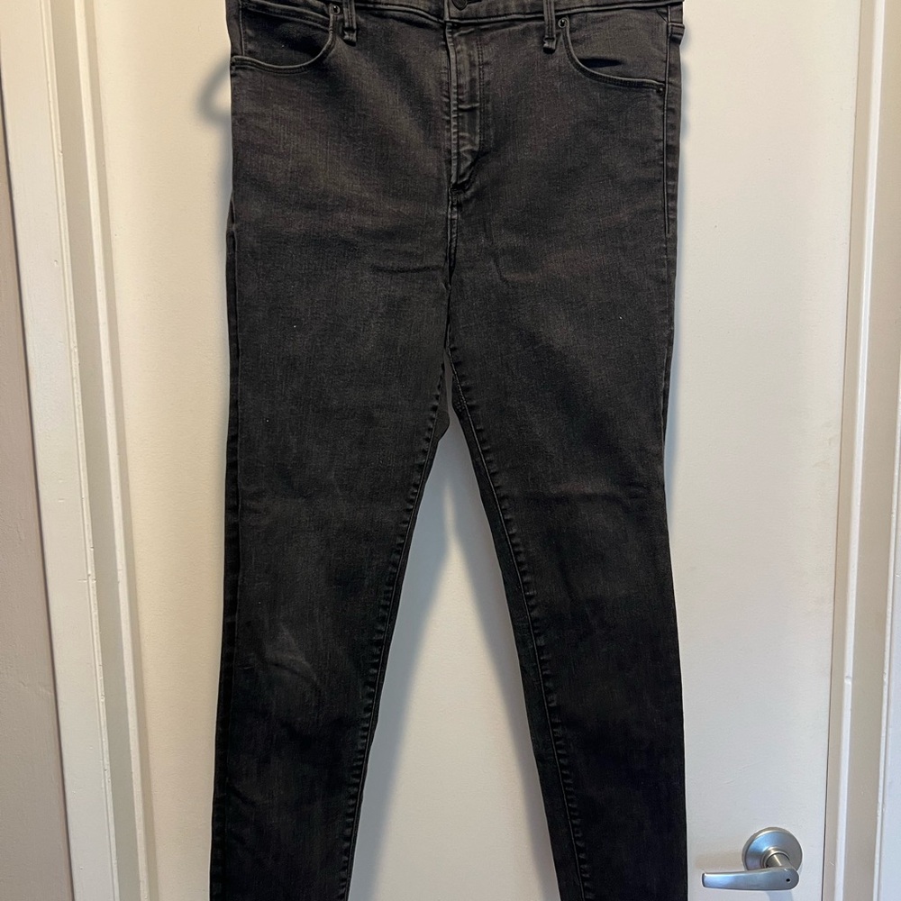 Abercrombie & Fitch Black Simone High Rise Super Skinny Jeans 31/12 regular